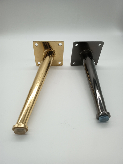  4-8inch/10-18 cm 스테인레스 스틸 가구 부품 단일 금속 소파 다리 액세서리