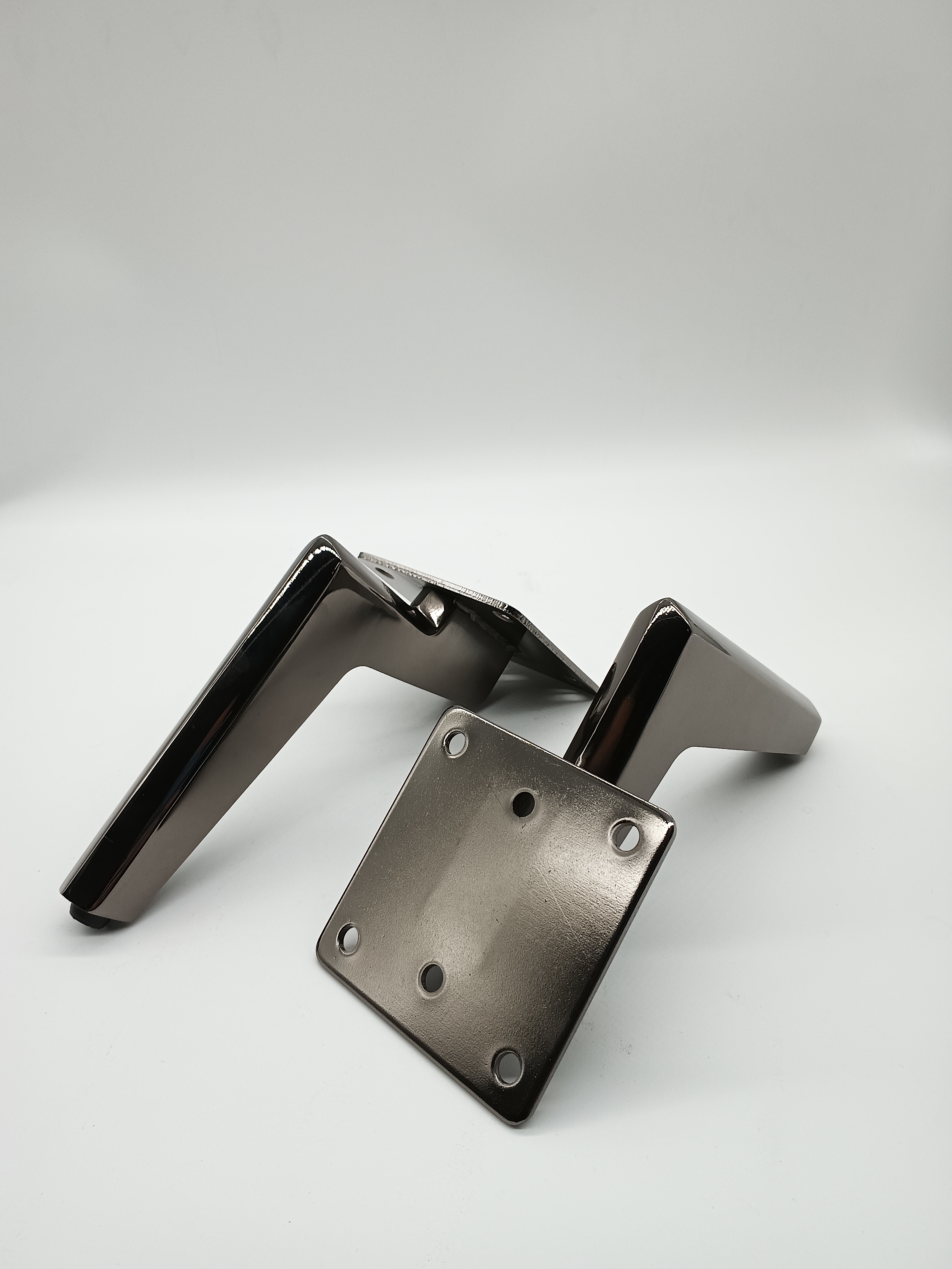 높이 150mm 스테인레스 스틸 가구 다리 조정 가능한 금속 소파 다리 